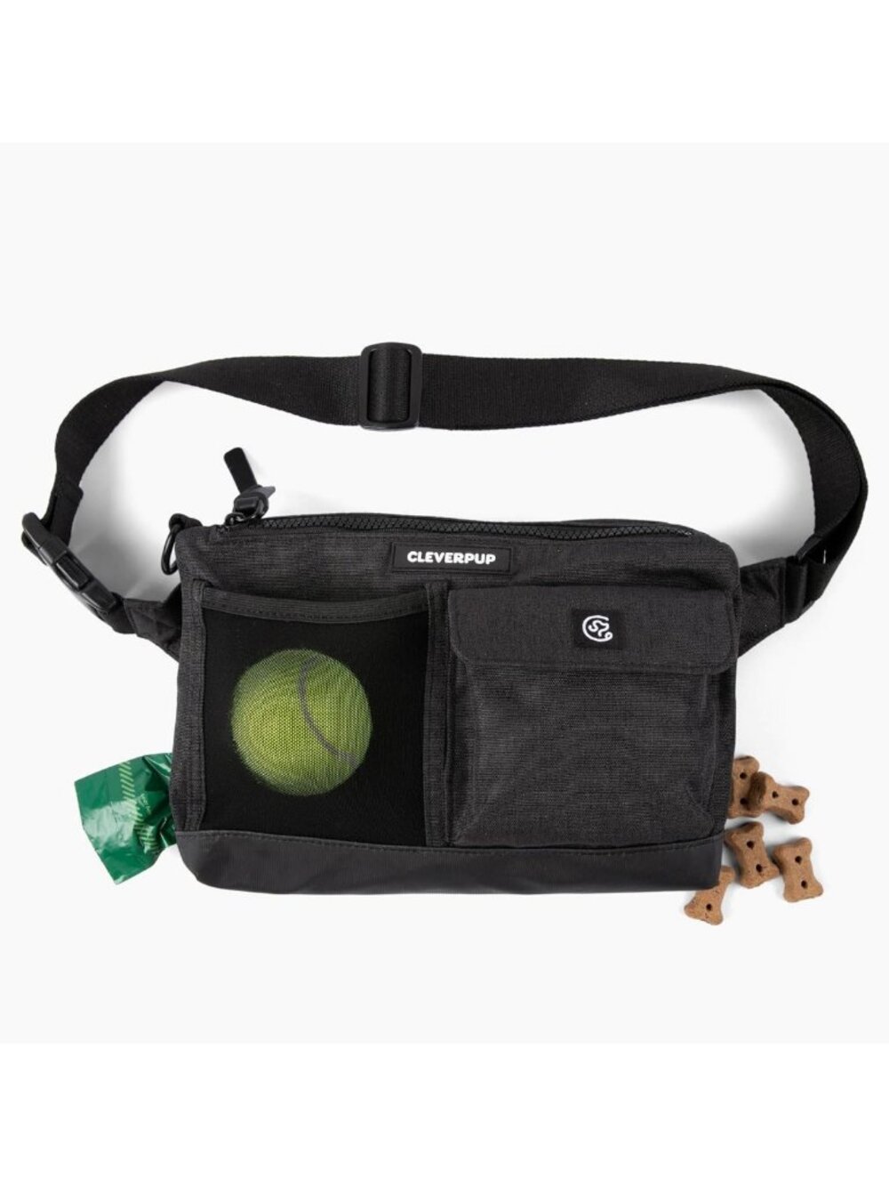 Hands-Free 2-in-1 Dog Walking Bag - Versatile, Stylish, Graphite Color